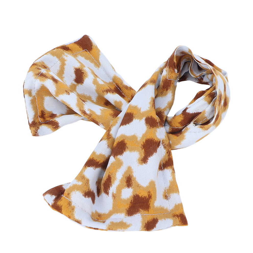 (Ginger) Bow Hair Braiding Tool Hair Bun Maker Printing Pattern Women
