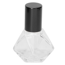 (Black Lid) Refillable Perfume Bottle Empty Aromatherapy Roller 8ml Black Lid