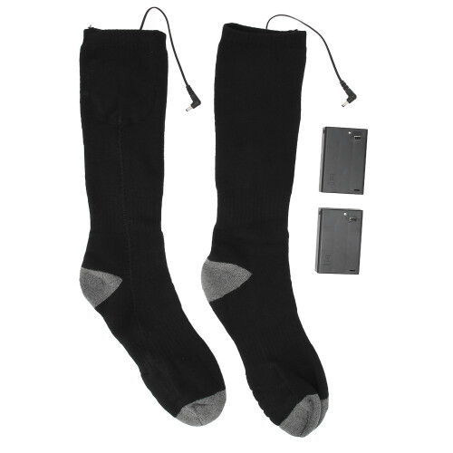 Elektrische Heizsocken Dick Baumwolle Winter Schwarz
