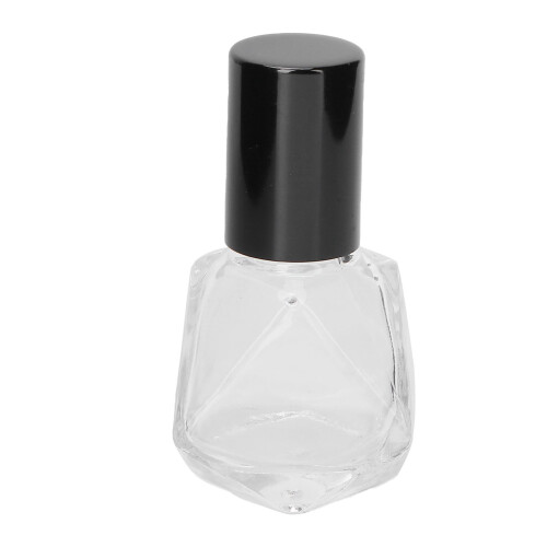 (Black Lid) Refillable Perfume Bottle Empty Aromatherapy Roller 8ml Black Lid 1