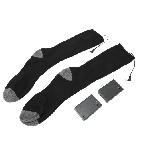 Elektrische Heizsocken Dick Baumwolle Winter Schwarz 1