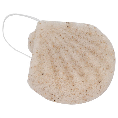 Hautpeeling-Schwamm in Muschelform