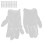 100pcs Disposable PVC Gloves Soft Translucent Waterproof L Size 4