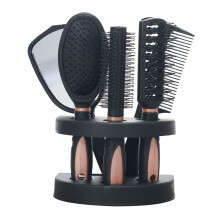 5pc Hair Comb Set Mirror Salon Styling Tools for Women Men