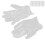 100pcs Disposable PVC Gloves Soft Translucent Waterproof L Size 5