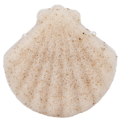Hautpeeling-Schwamm in Muschelform 1