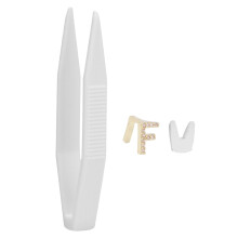 (Gold) Halloween-Zahnspange Buchstabe F Party Schmuck Gold