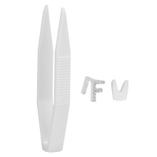 (Silver) Halloween-Zahnspange Buchstabe F Party Schmuck Gold