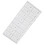 (16pcs 11 X 21mm / 0.4 X 0.8in) Rectangular Adhesive Labels Stickers 16pcs 11x21mm 4