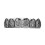 (Black) Bracciale Denti Placcati Nero Halloween 2