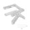(K Silver) Silberner Zahnschmuck mit Buchstaben Hip-Hop 4