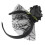 Kunstroos Hoofdband Gauze Halloween Cosplay 5