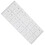 (16pcs 11 X 21mm / 0.4 X 0.8in) Rectangular Adhesive Labels Stickers 16pcs 11x21mm 3