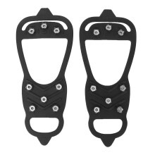 (M (30‑40 Size)) Eisfussketten 8 Stahlnägel Rutschfest Schnee (L 41-45)