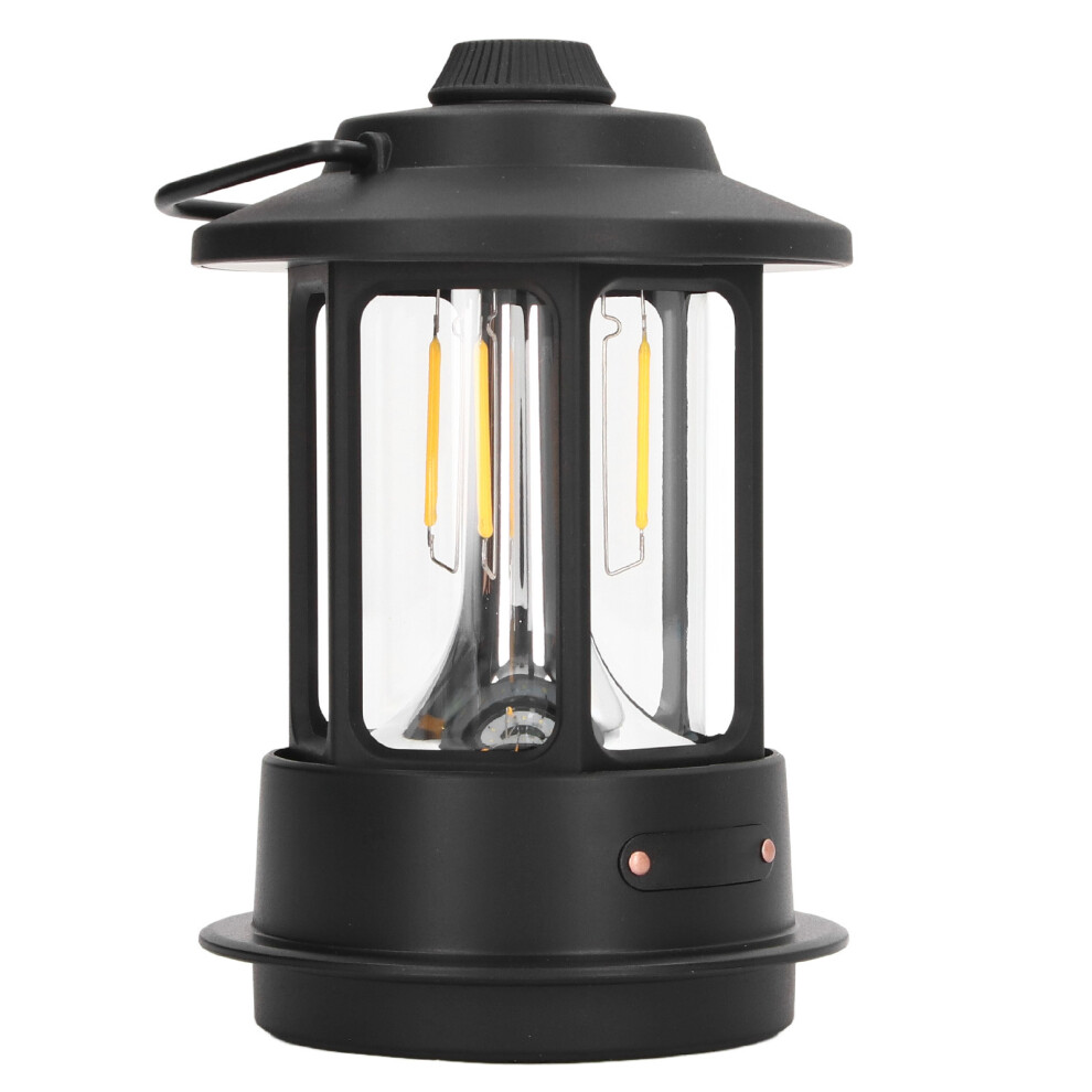 Waterproof LED Camping Lantern 5-170lm, 2000mAh, Black-image-OPC-PMHBYJF-NEW