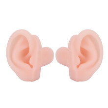 1 Pair Silicone Ear Model Flexible
