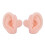 1 Pair Silicone Ear Model Flexible 1