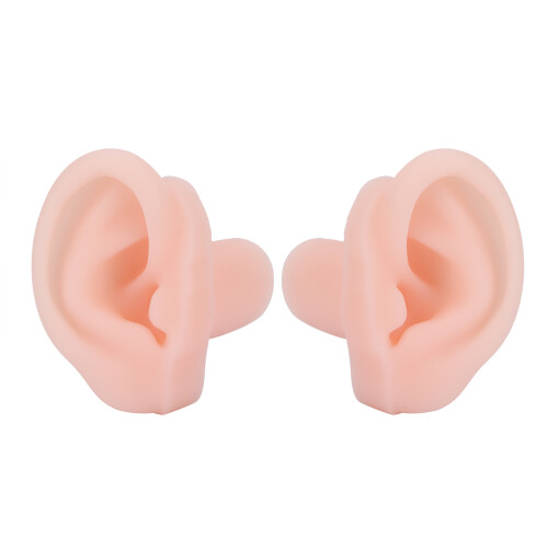 1 Pair Silicone Ear Model Flexible