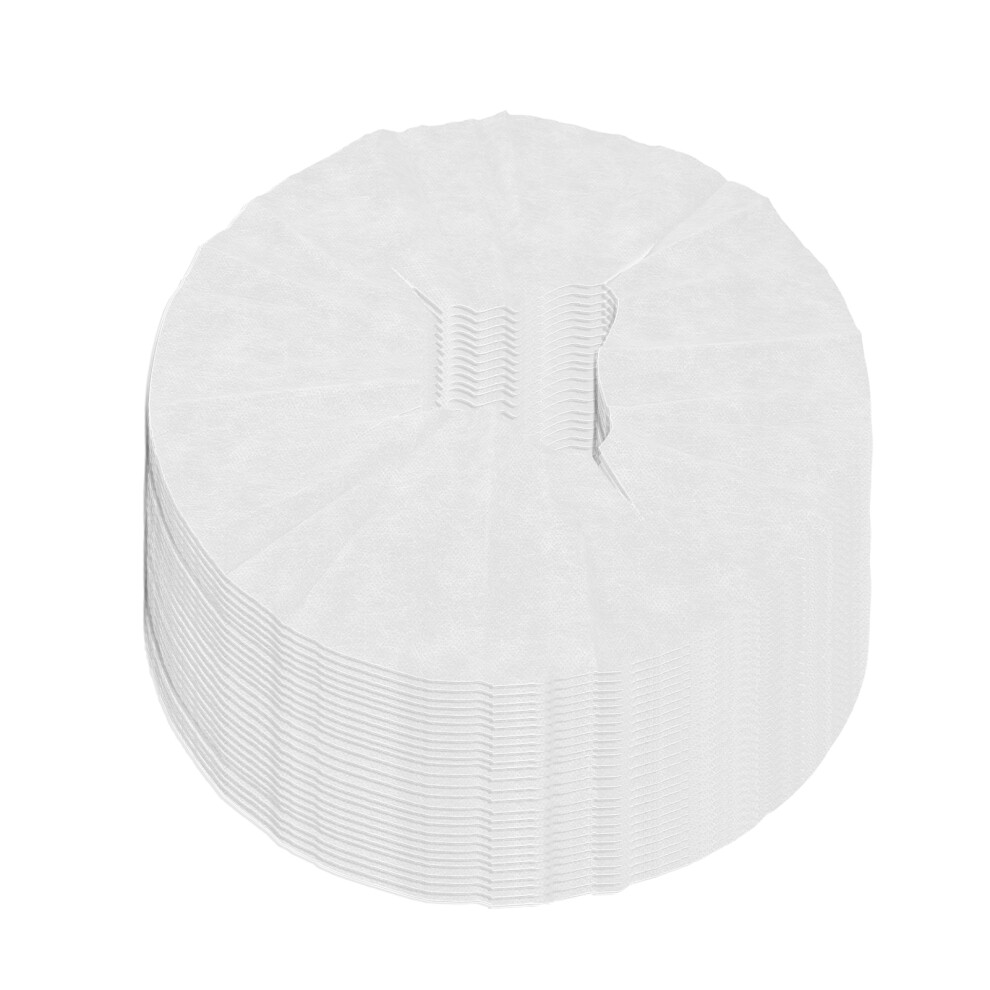 (Thin) 100Pcs Disposable Headrest Covers Ultra Soft NonWoven with Holes