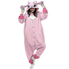 (S, Pink) Stitch Pajamas Animation Cartoon Pajamas Suit Jumpsuit