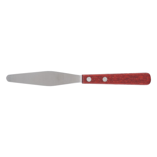 RVS was spatels met houten handvat masker applicator 2