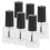 6x leere Nagellack-Glasflaschen mit Pinseldeckel 2