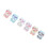 6x 3D Bear Nail Art Decals DIY Manicure 3