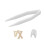(Gold) Brace Denti Oro con Iniziale X per Gioielli 5