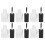 6x leere Nagellack-Glasflaschen mit Pinseldeckel 5