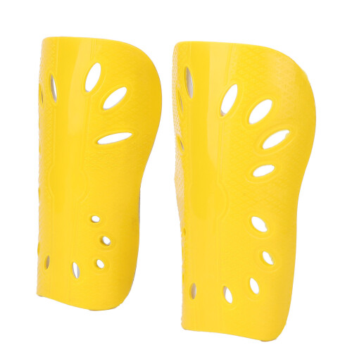 (Yellow) Kinder Voetbal Scheenbeschermers Zwart 1