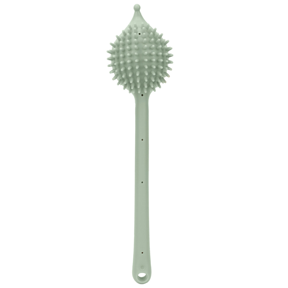 (Green) Double Sided Meridians Pat Massager Silicone Fitness Relief Green