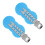 2x Plastik-Haarclips ohne Knitter 2