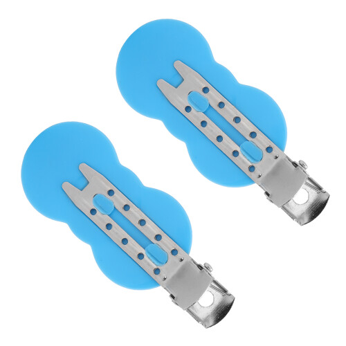 2x Plastik-Haarclips ohne Knitter 1