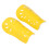 (Yellow) Kinder Voetbal Scheenbeschermers Zwart 5