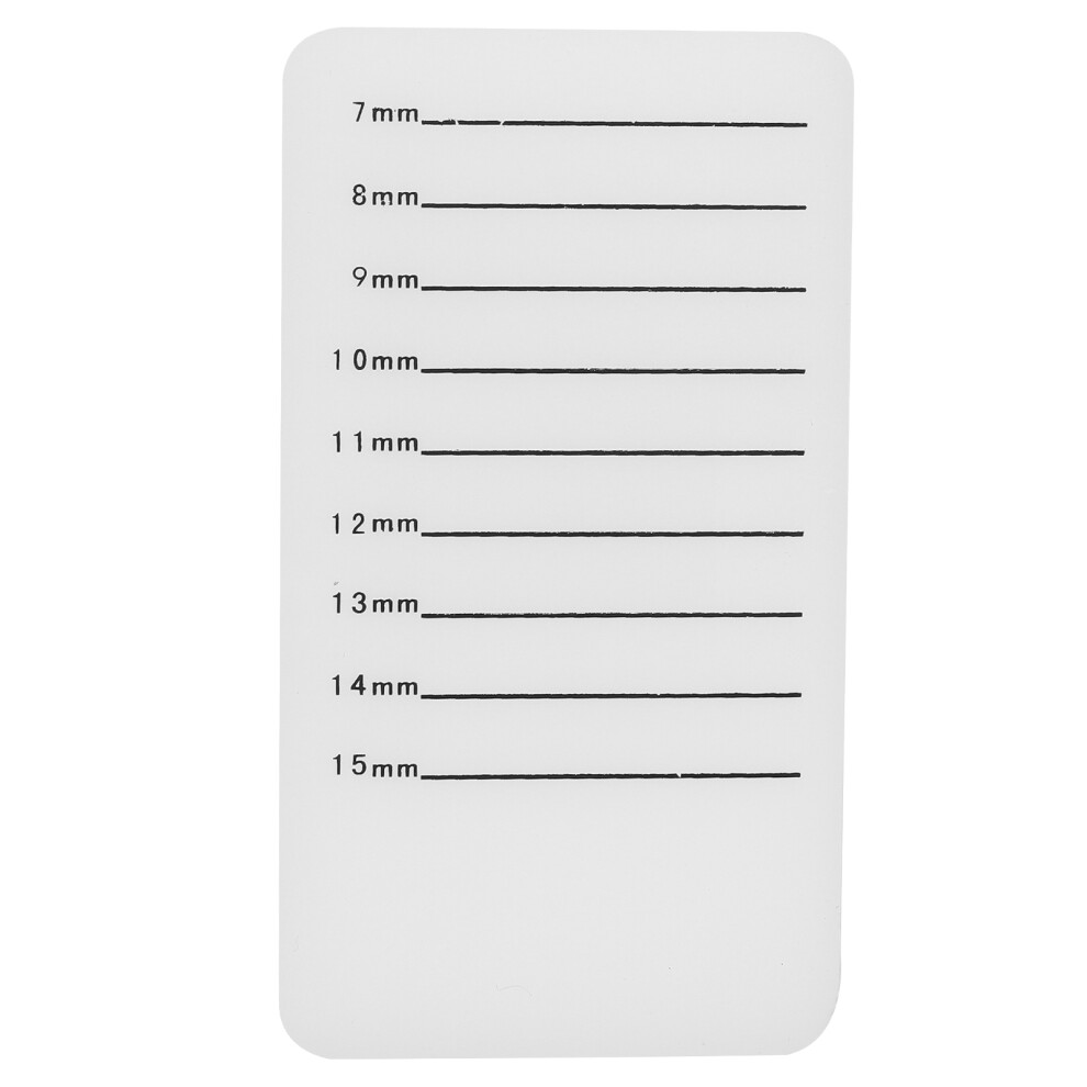 White Acrylic Eyelash Extension Board Tray Glue Holder