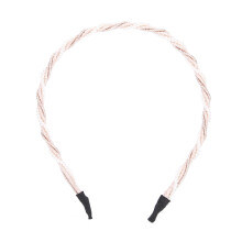 (Pink) Frauen Haarreif Alu Hochzeit Gold