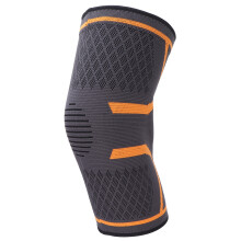 (L) Knee Compression Sleeve Support Breathable NonSlip Brace for Men Women