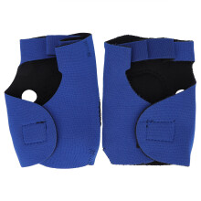 (Blue) Fitness-Handschuhe mit Handflächen-Schutz Belüftet Blau