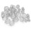 (Silver) Metall-Haarflechtringe, Dreadlock-Schmuck, Silber 1