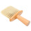 (Beige) Spazzola Professionale per Barba e Capelli Beige 2