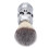 (Silver) Spazzola Barba Uomo Manico Scheletrato Argento 4