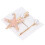 (Pink) 2x Falsche Perlen-Seestern-Haarclips, Weiß 2