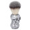 (Silver) Spazzola Barba Uomo Manico Scheletrato Argento 3