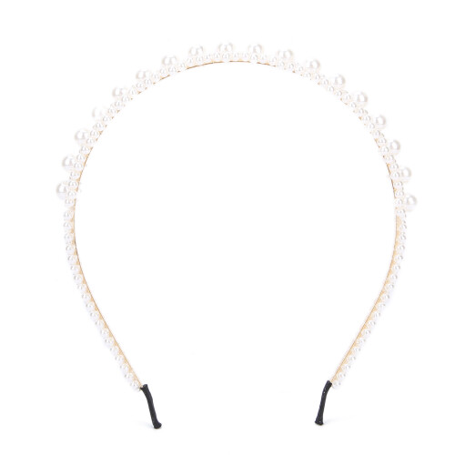 (A) Kunstperlen-Leging Haube Hochzeit Party Damen Mode