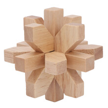 Erwachsenen-Interlock-Gehirnjagdholzpuzzle