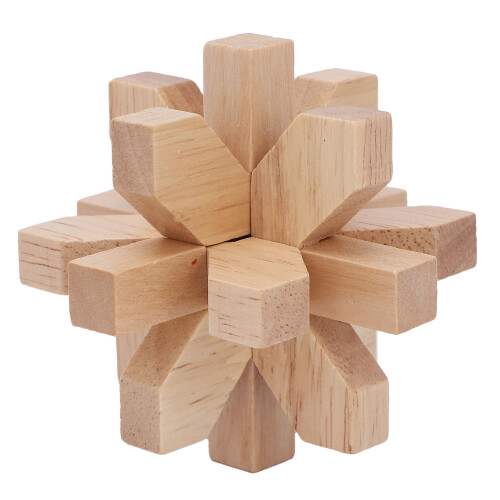 Erwachsenen-Interlock-Gehirnjagdholzpuzzle