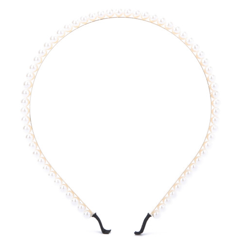 (E) Kunstperlen-Leging Haube Hochzeit Party Damen Mode
