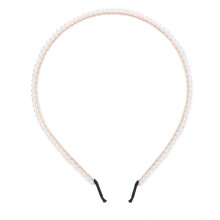 (F) Faux Pearl Alloy Headband Wedding Party Women Headwear Fashionable