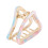 (#4) Triangular Hollow Hair Claw Clips Women Decorative 1