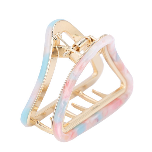 (#4) Triangular Hollow Hair Claw Clips Women Decorative